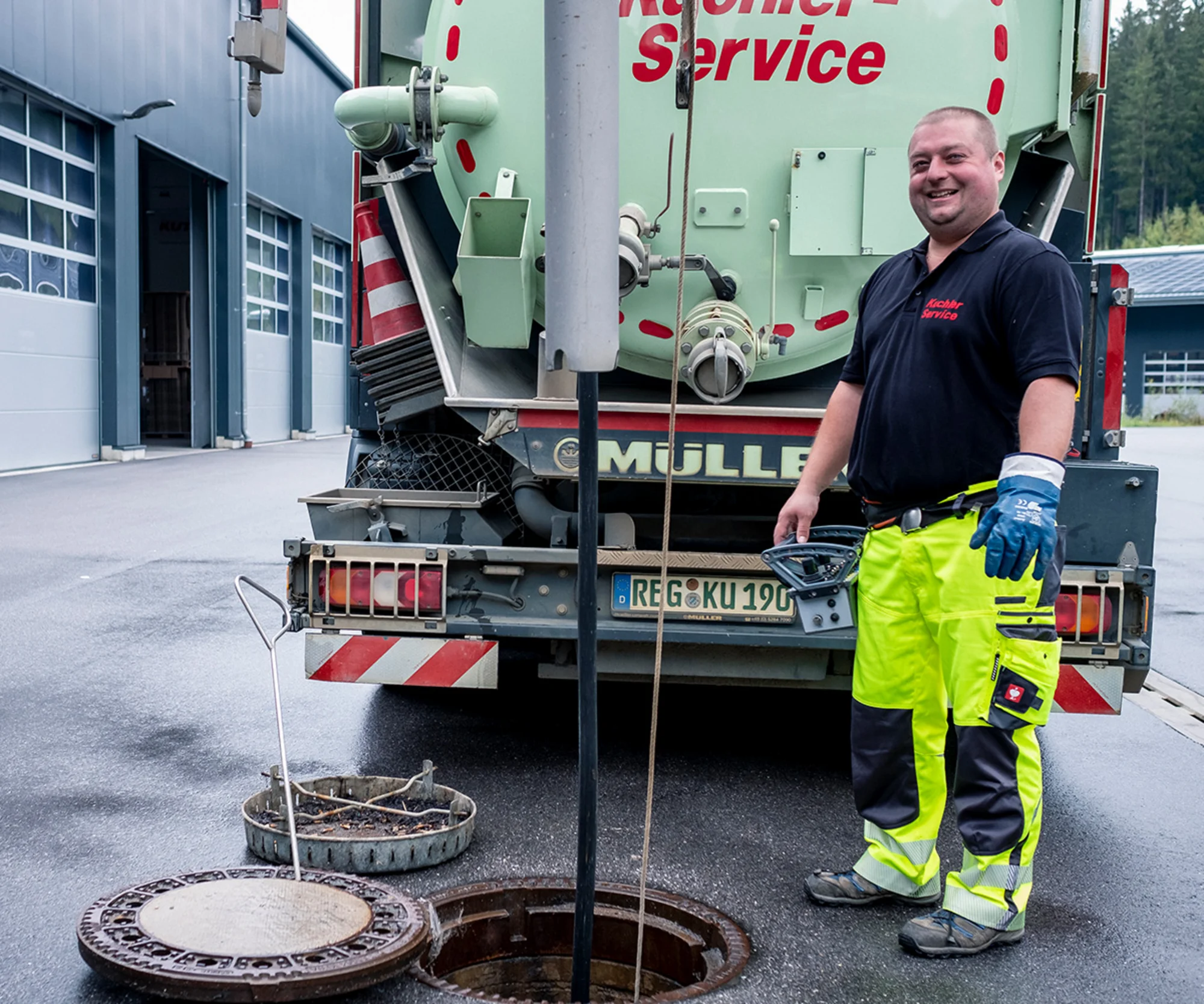 Ablauf eines Einsatzes bei Kanalreinigung Hohenau